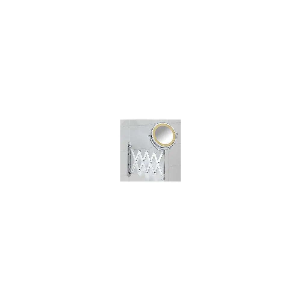 Wenko - Extendable LED Wall Mirror - Perfect Your Look with Style! 💄✨