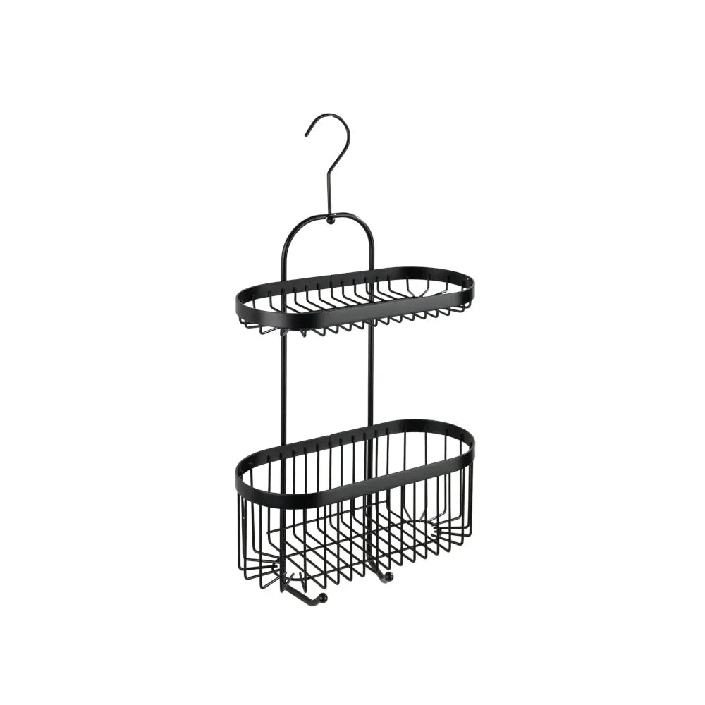 Wenko - Bathroom Caddy 2 Levels Black - Organize in Style! 🚿🖤