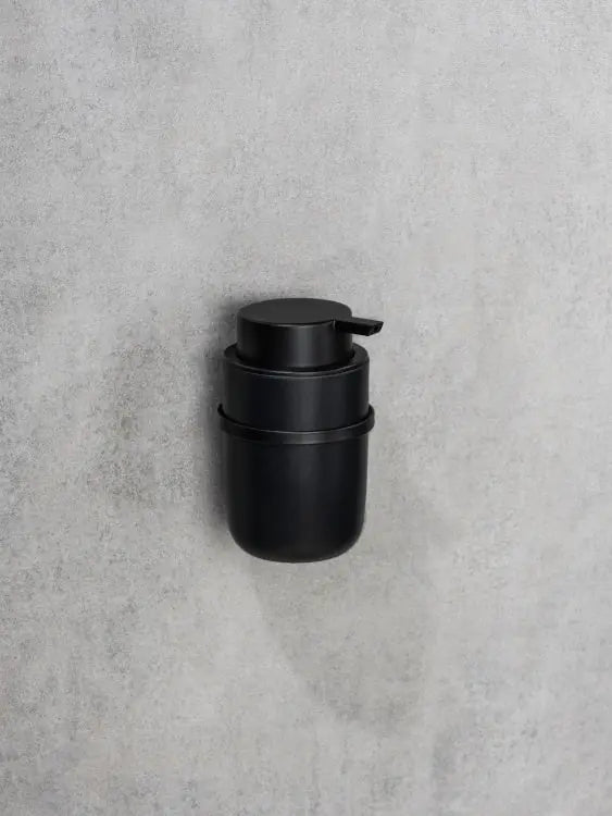 Wenko - Carpino Black Soap Dispenser - Chic & Easy Install 🖤✨
