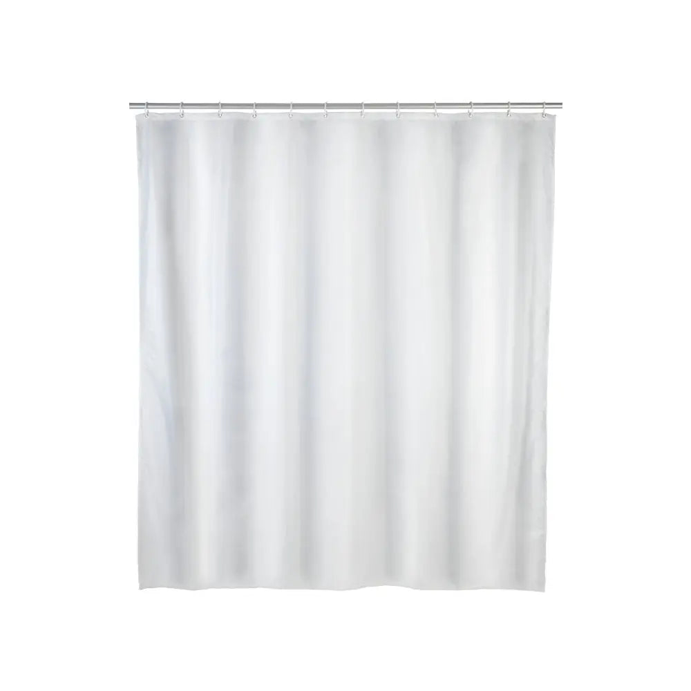 Wenko - Solid White Polyester Shower Curtain - Stylish & Functional for Your Bathroom đâ¨