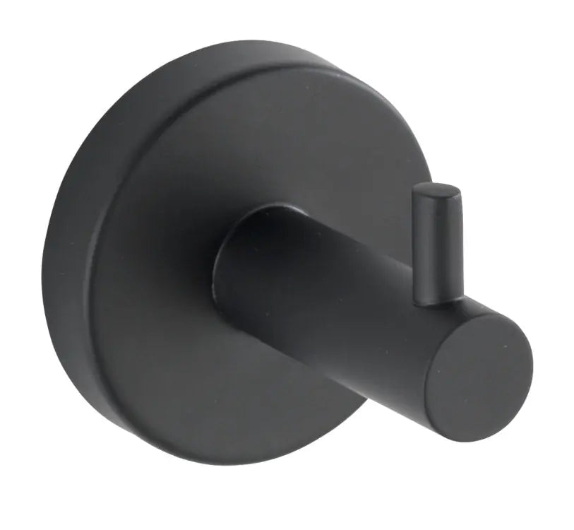 Wenko - Wall Hook Uno Bosio - Sleek Matte Black 🌟🖤