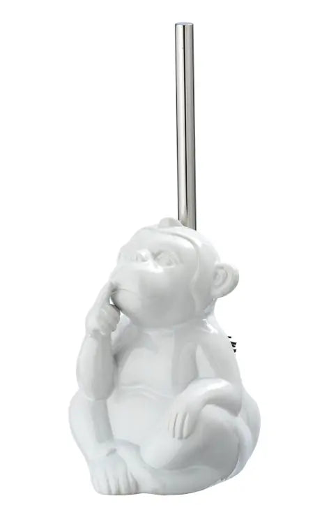 Wenko - Monkey Quiet Toilet Brush Holder - Fun and Functional 🐒✨