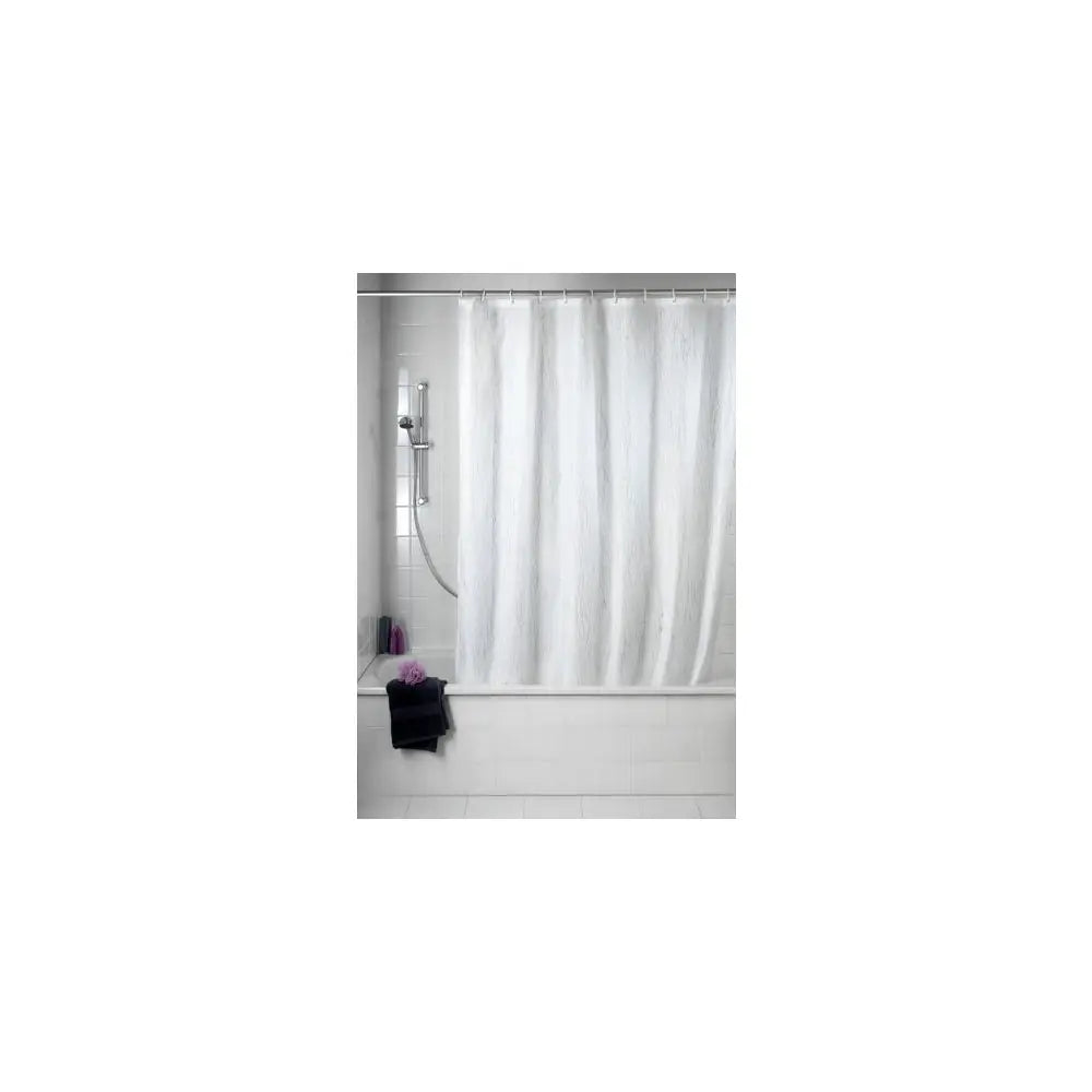 Wenko - Shower Curtain Deluxe White - Transform Your Bathroom with Elegance! đâ¨