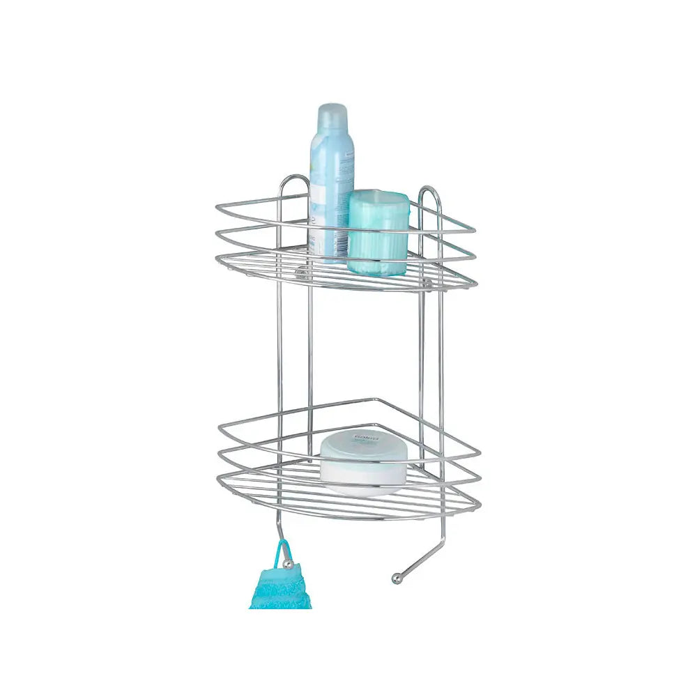 Wenko - Chrome Corner Shelf - Stylish Bathroom Organizer 🛁✨