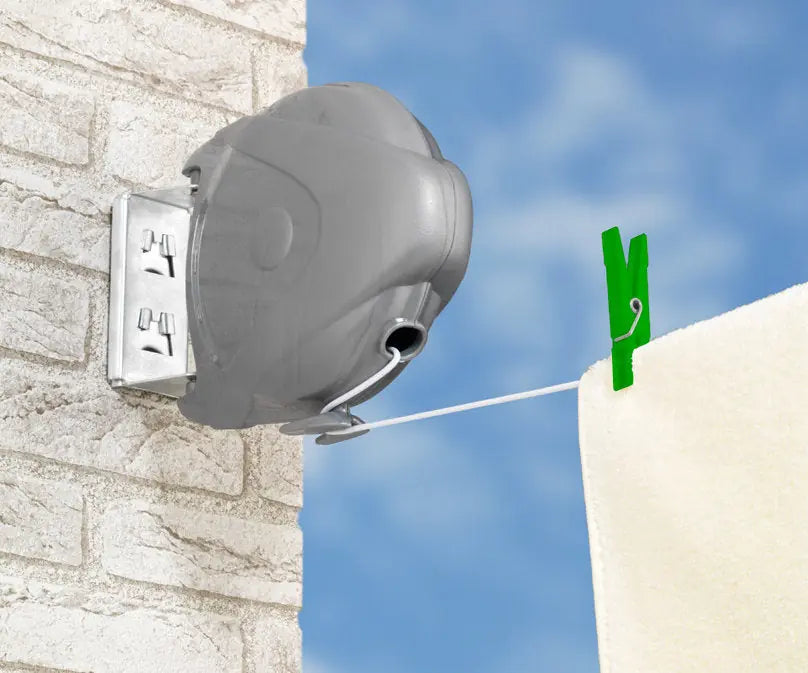Wenko - Jumbo Retractable Clothesline 15m - Perfect for Indoors & Outdoors 🧺✨