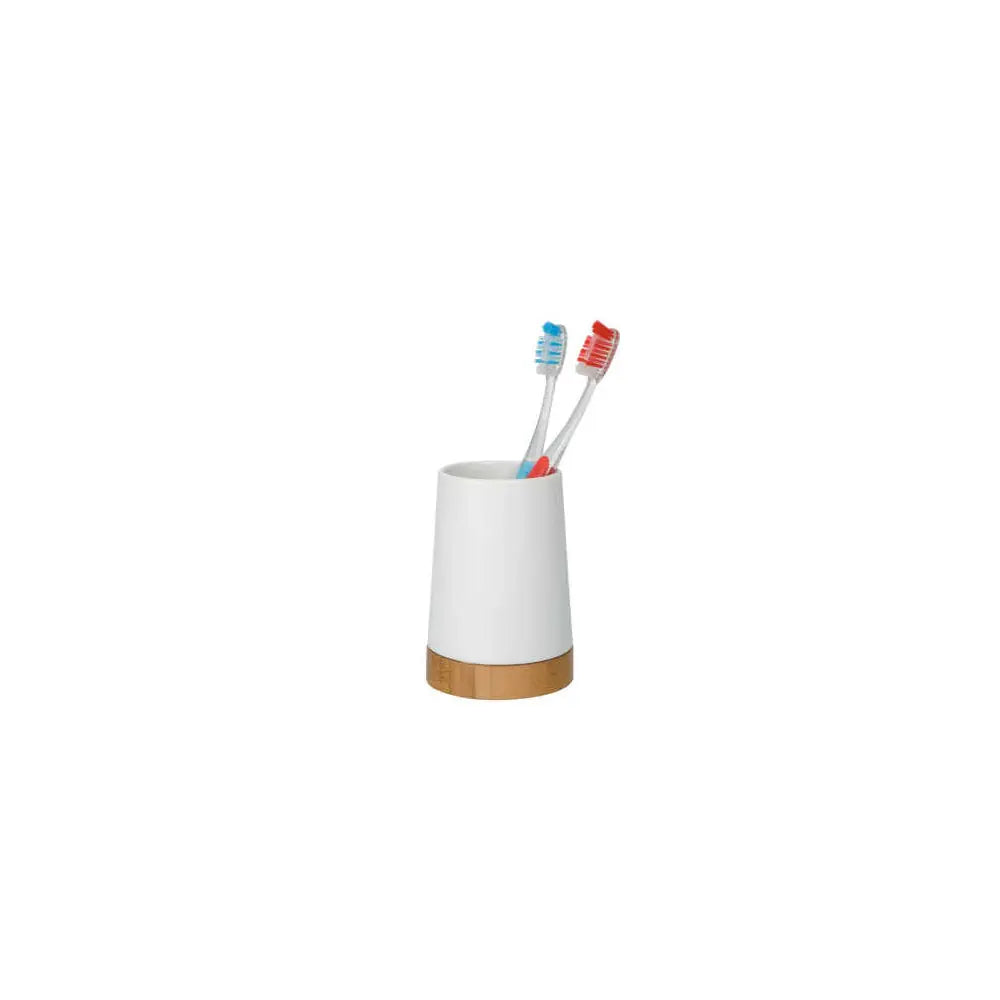 Wenko - Bamboo Toothbrush Holder - Eco-Friendly Style 🌱🪥