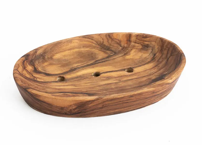 FINIGRANA - Olive Wood Soap Dish - Elegant & Practical 🌿