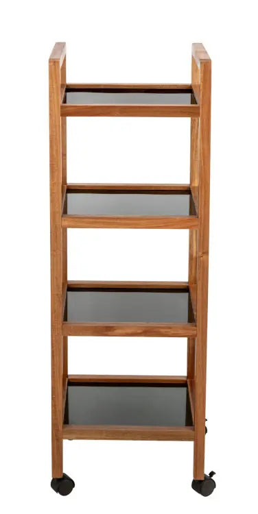 Wenko - Fondi Akazie Bathroom Cart - Elegant & Practical Storage 🛁✨