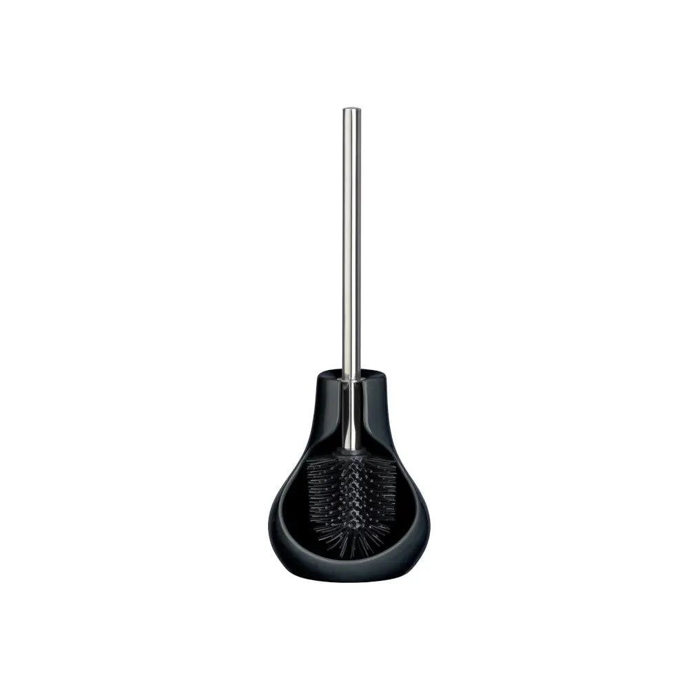 Wenko - Ceramic Toilet Set Drop Neo - Sleek & Functional Bathroom Accessory ⚫🚽✨