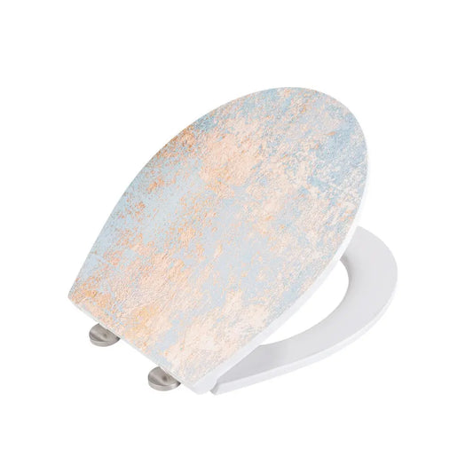 Wenko - WC Seat Agate Relief Surface Duroplast - Elevate Your Bathroom Style! 🚽✨