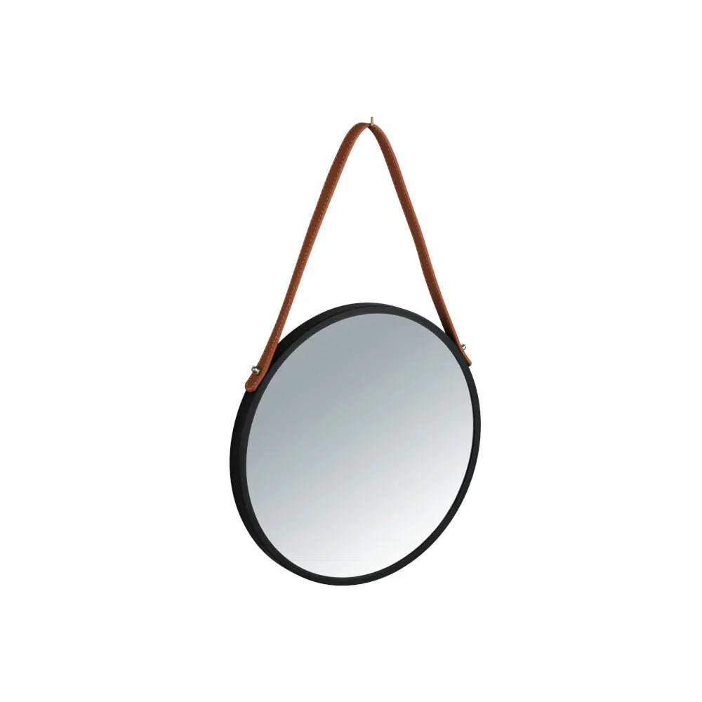 Wenko - Wall Mirror Borrone 30 cm Black - Elegant Design for Every Space ✨🪞