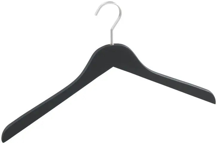Wenko - Paris Black Hangers - Sleek and Non-Slip Design 🖤