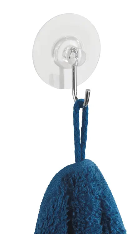 Wenko - Static-Loc Nickel Hook Set - Strong & Clear Hold đ§˛â¨