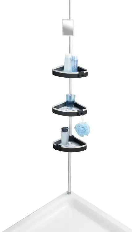 Wenko - Telescopic Shower Corner Wave - Maximize Your Space! 🚿✨