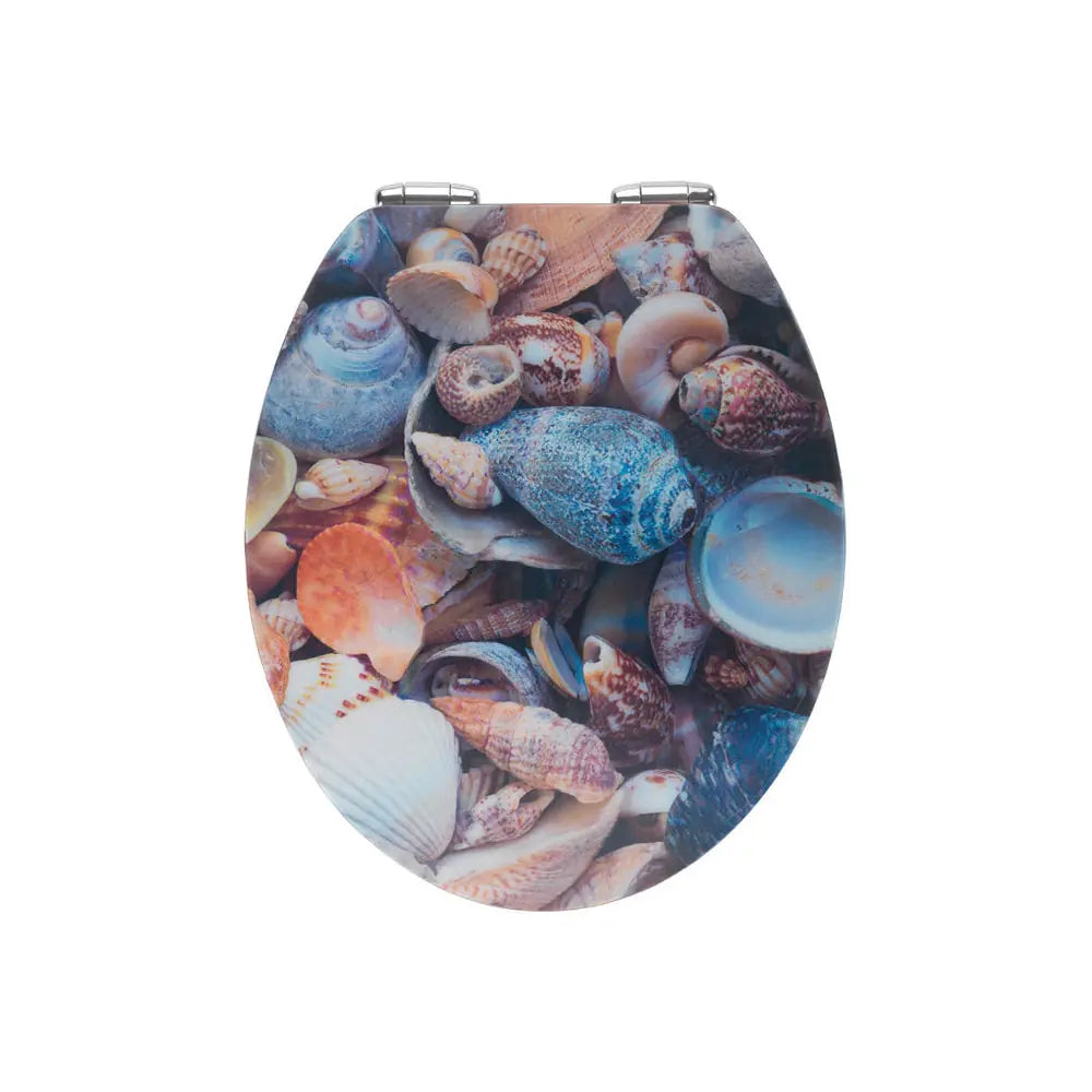 Wenko - 3D Shell Toilet Seat - Transform Your Bathroom! 🌊✨