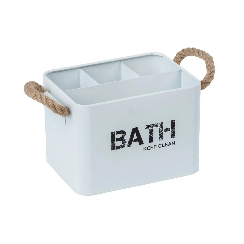 Wenko - Bath Storage Box White - Organize with Style! đ§şâ¨