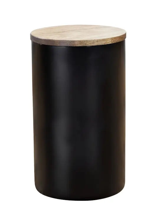 Wenko - Mio Black Storage Jar 1.4L - Elegant & Airtight 🌟