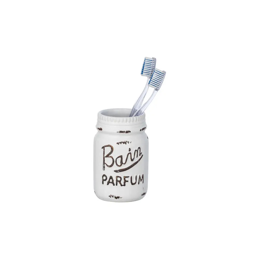 Wenko - Ceramic Toothbrush Holder Lavars - Chic Bathroom Elegance 🪥✨