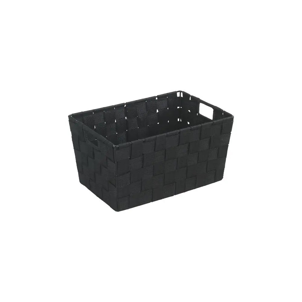 Wenko - Adria S Black Basket - Chic Bathroom Storage! 🛁🖤