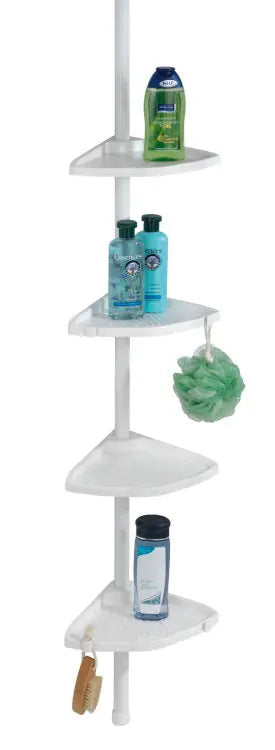 Wenko - Vario-Loc Telescopic Shower Corner - Compact & Stylish 🚿