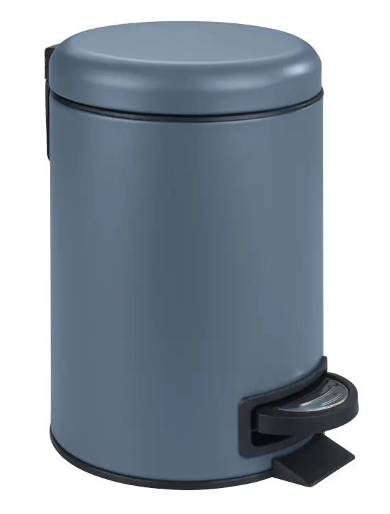 Wenko - Slate Blue Trash Can 3L - Stylish and Practical ✨