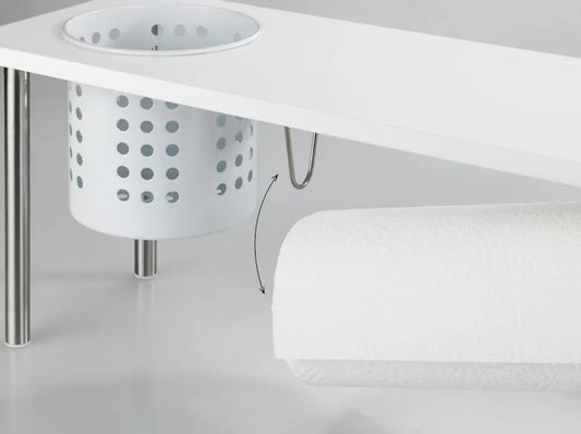 Wenko - Kitchen Shelf Blanco - Maximize Your Space! 🍽️✨