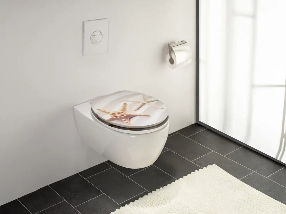 Wenko - 3D Ocean Life Toilet Seat - Elevate Your Bathroom Decor! 🌊✨