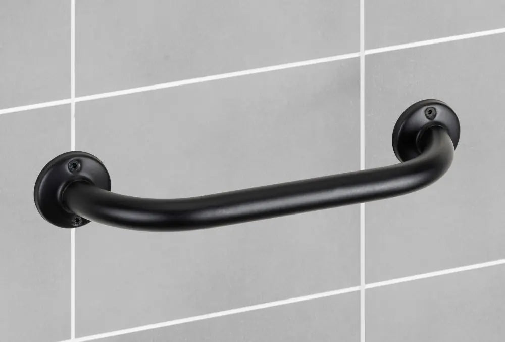 Wenko - Black Bath Handle 30 cm - Secure & Stylish 🚿🖤
