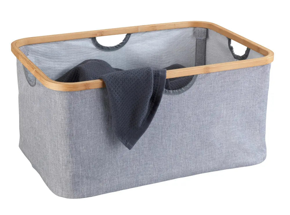 Wenko - Bahari Bamboo Foldable Laundry Basket - Eco-Friendly Elegance 🧺🌿