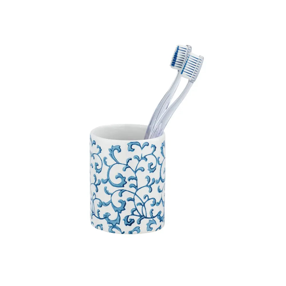 Wenko - Toothbrush Holder Mirabello Ceramic - Stylish & Elegant Bathroom Essential đâ¨