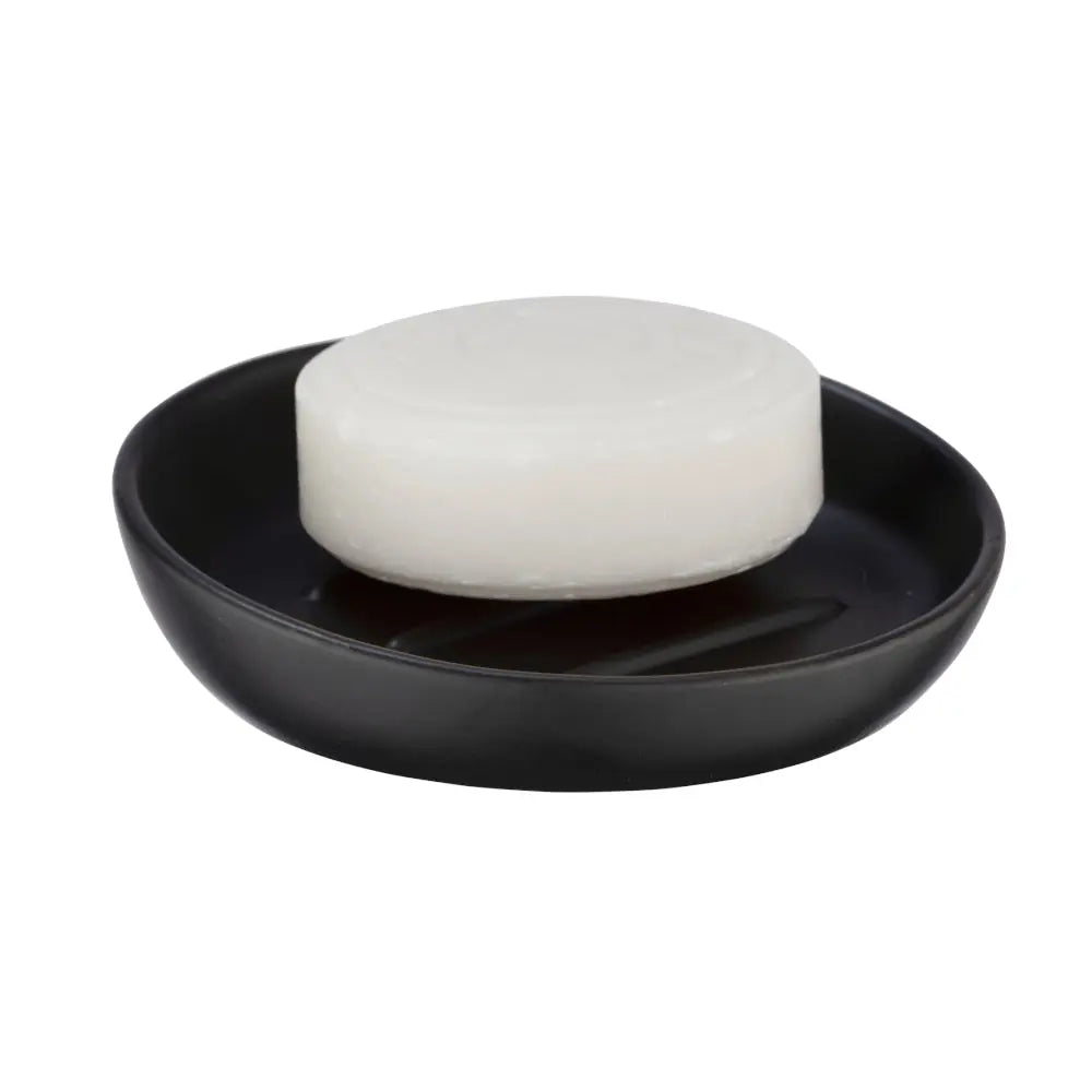 Wenko - Soap Dish Badi Black - Stylish Design for Every Bathroom đâ¨