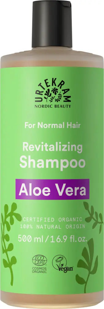 URTEKRAM - Revitalizing Aloe Vera Shampoo - Ultimate Hydration 🌿💧