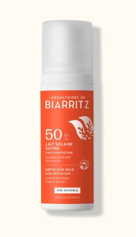 Laboratoires de Biarritz - Satin Sun Milk SPF 50 - Max Protection, Vegan 🌞🛡️