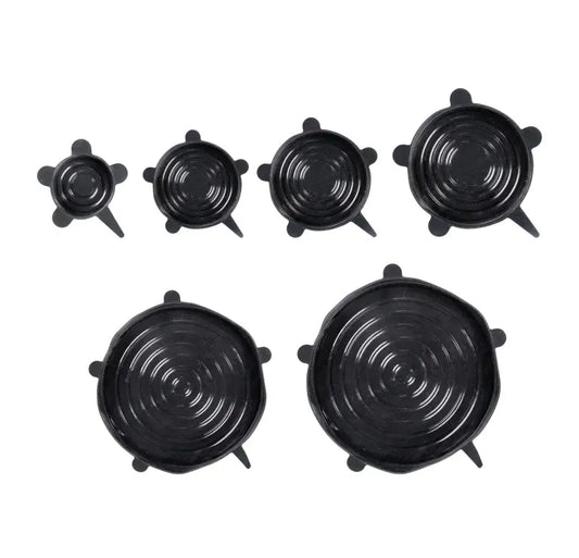 Wenko - Reusable Silicone Lids Set - Airtight & Flexible 🥇✨