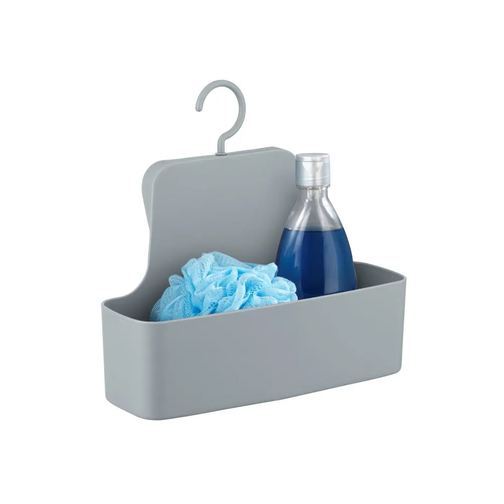 Wenko - Shower Caddy Barcelona, Gray - Stylish & Space-Saving Organizing Solution! 🚿✨