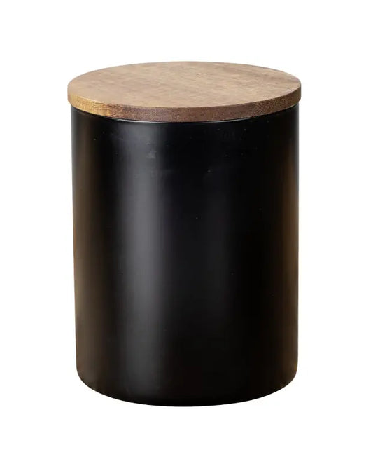 Wenko - Mio Black Storage Jar 1L - Airtight & Stylish 🌟