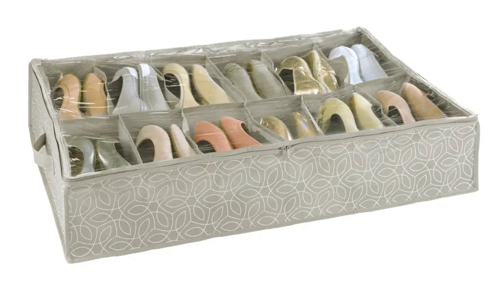 Wenko - Underbed Shoe Storage Organizer - Extra Space & Protection 💼👞