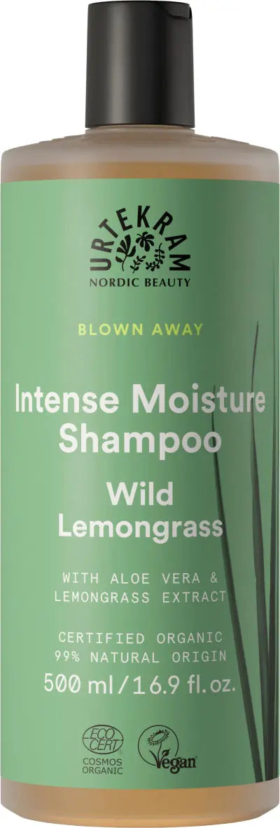 URTEKRAM - Intense Moisture Shampoo Wild Lemongrass - Energize Your Hair! 🌿✨