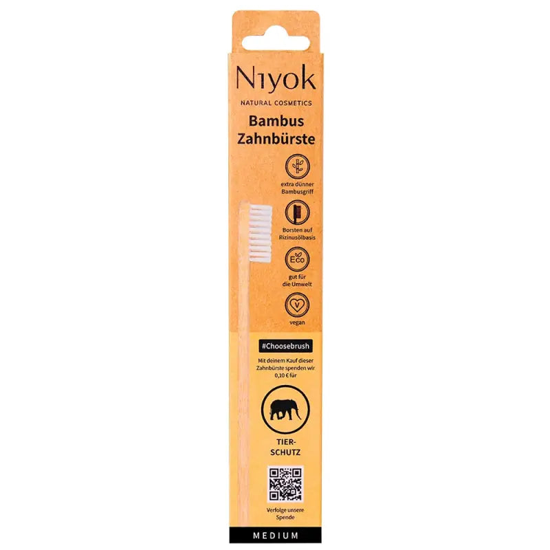 Niyok - Bamboo Toothbrush - Protect Wildlife 🐼🌿