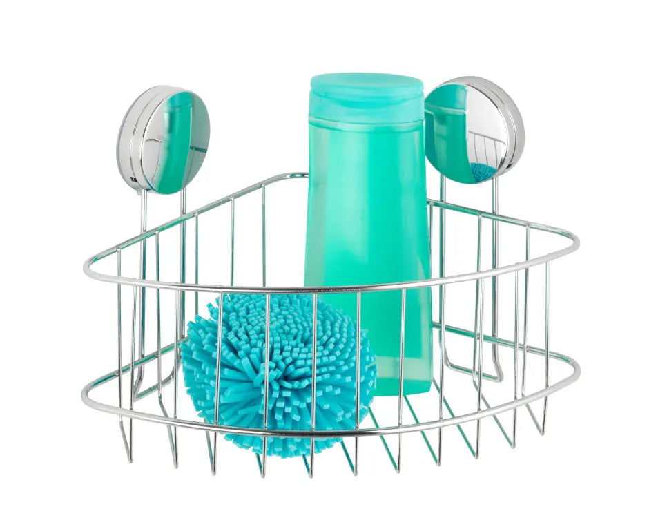 Wenko - Static-Loc Plus Corner Shelf - Strong Hold Without Drilling 🔧✨