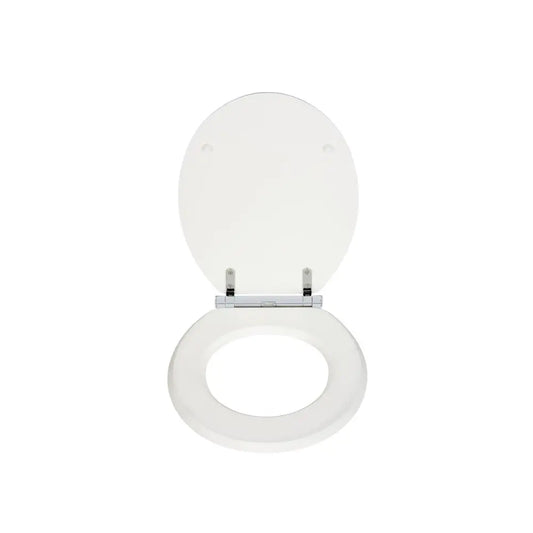 Wenko - WC Seat Morra White Matte MDF - Stylish Comfort for Your Bathroom 🚽✨