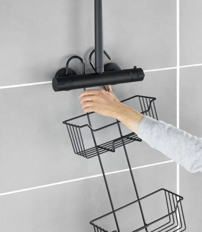 Wenko - Milo Thermostat Shower Caddy - Sleek & Durable 🛁✨