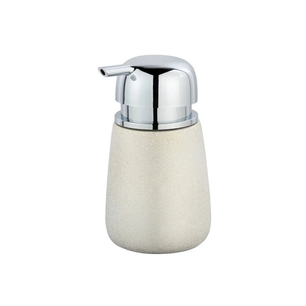 Wenko - Ceramic Soap Dispenser Glimma Champagne - Elegant Bathroom Essential đâ¨