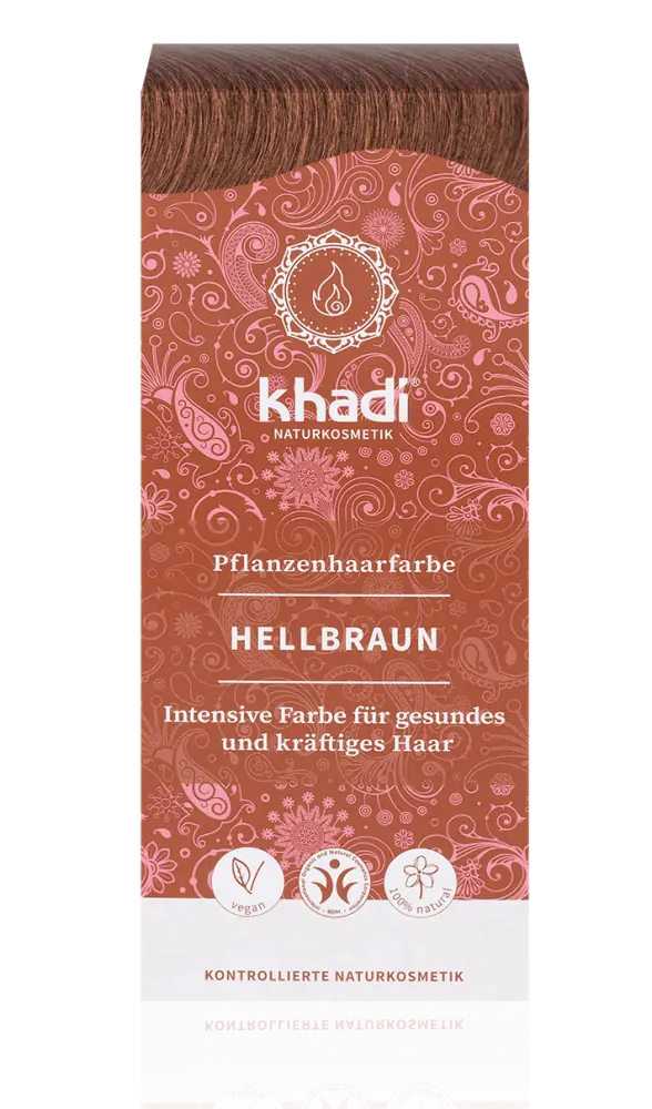 Khadi - Natural Light Brown Hair Color - Vibrant & Nourishing 🌿✨