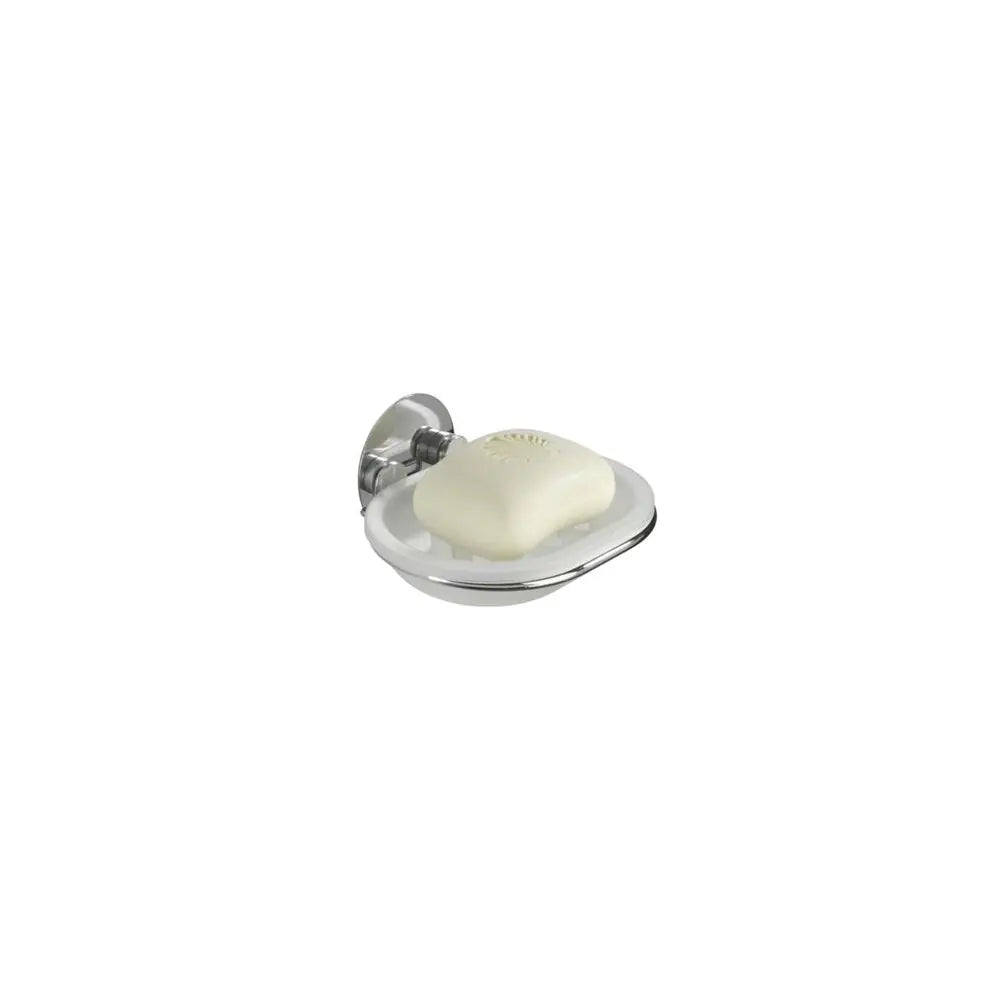 Wenko - Turbo-Loc Soap Dish Chrome - Elevate Your Bathroom Style! đâ¨