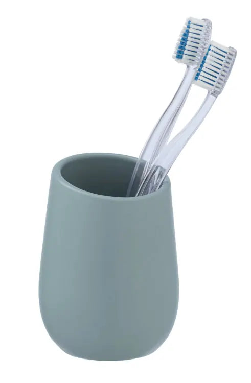 Wenko - Badi Toothbrush Holder Blue-Grey - Stylish & Durable 🦷💙