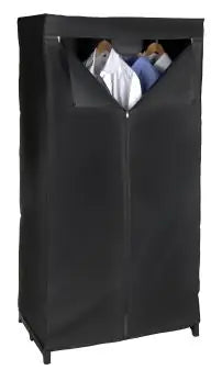 Wenko - Elegant Black Wardrobe - Stylish Organization Solution 🖤✨