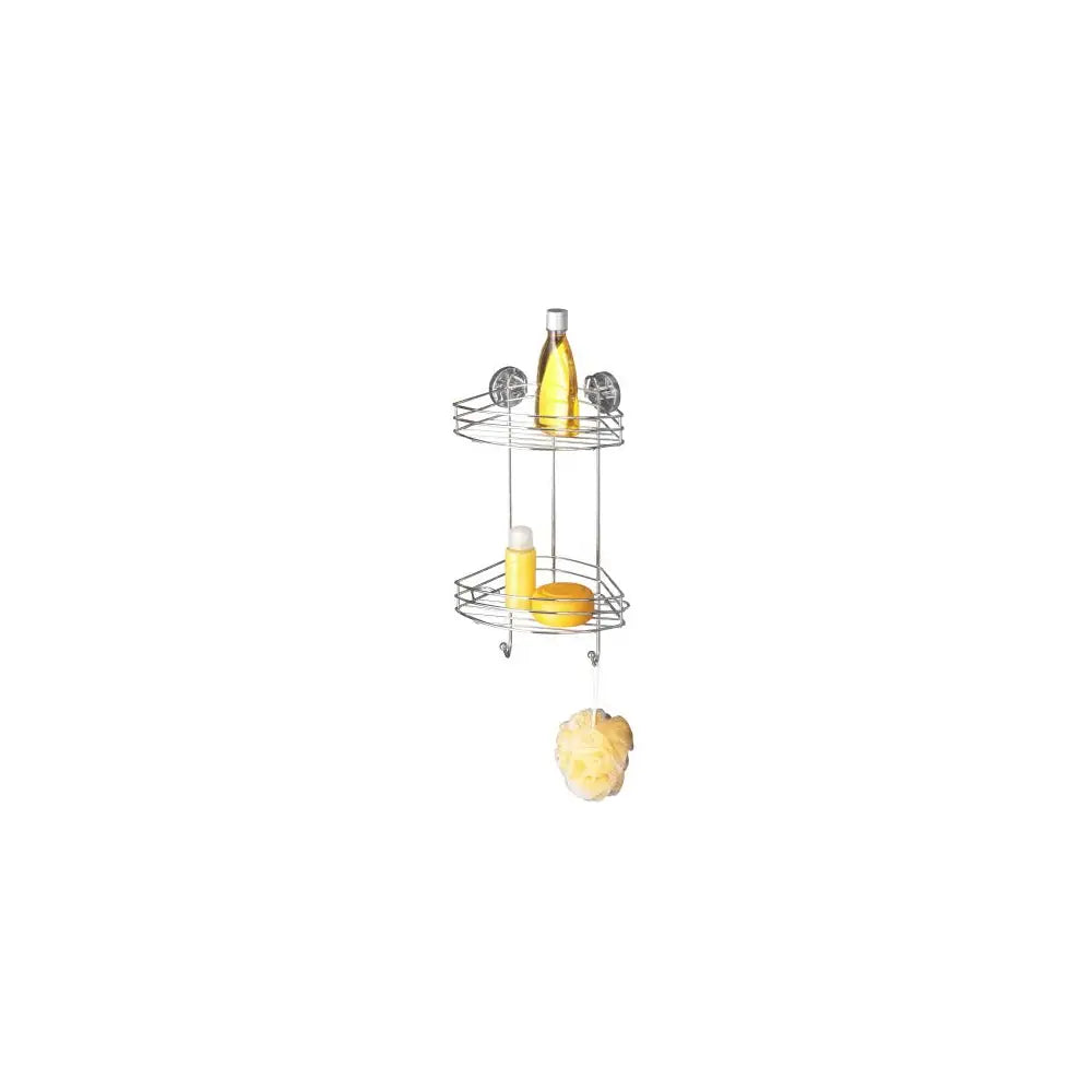 Wenko - Vacuum-Loc Corner Shelf 2 Levels - Maximize Your Space with Style! 🏡✨