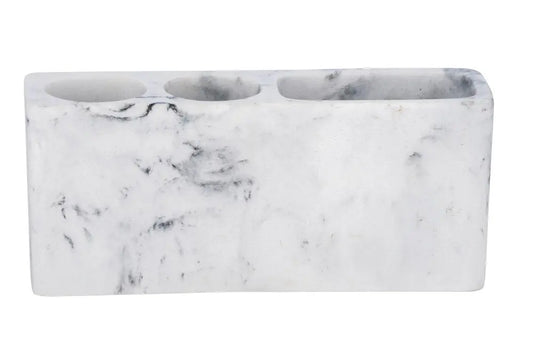 Wenko - Universal Holder Desio - Versatile Marble Look Organizer 🪥✨