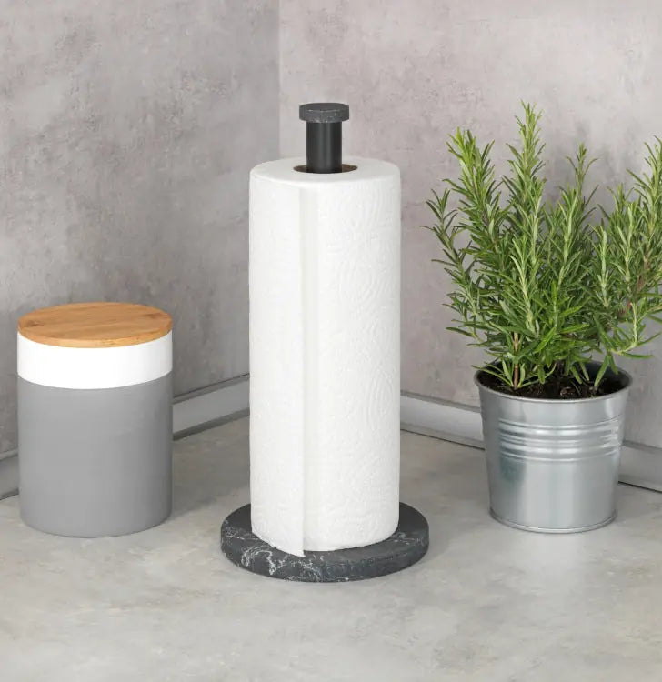 Wenko - Marble Kitchen Roll Holder - Stylish & Practical 🏠